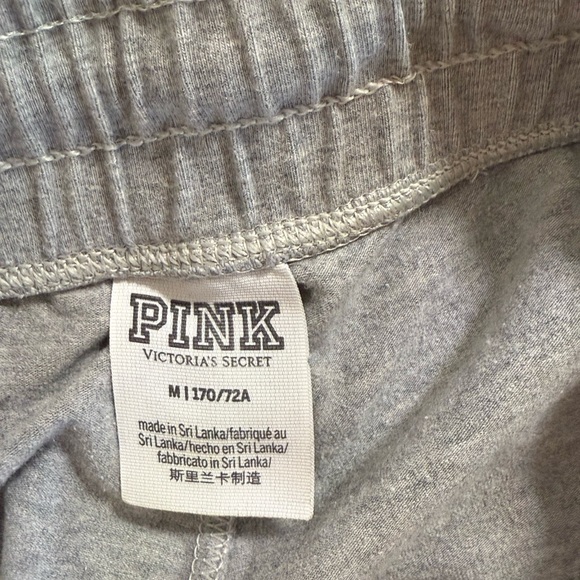 PINK Victoria's Secret Women’s Size Medium Color Gray Joggers - Picture 6 of 6